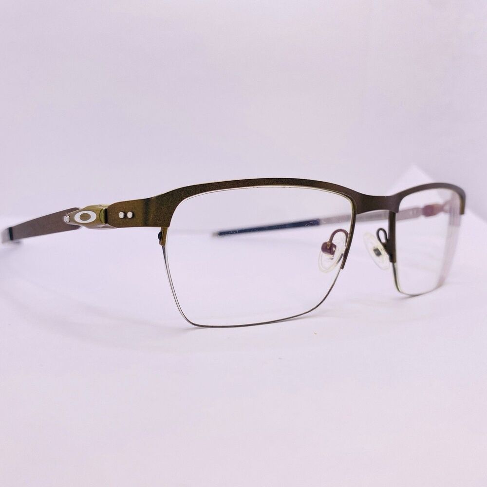 Oakley Tincup 0.5 Titanium Eyeglasses Frames OX5099-0351 Powder Pewter 51-18 MM